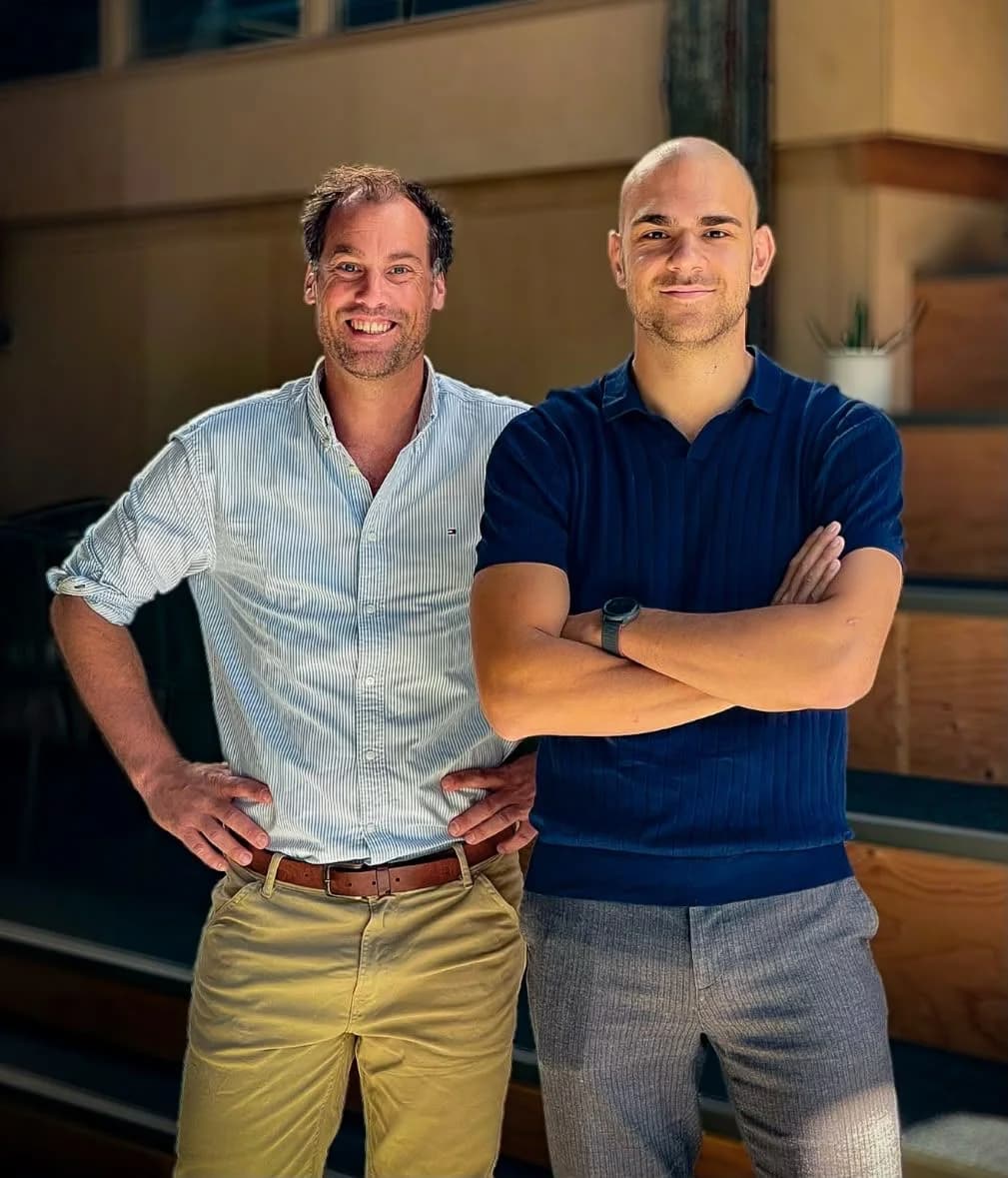 Maarten en Jurre, oprichters van Engaigy